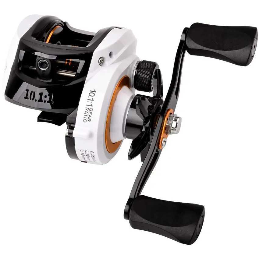 Fishing Reel 10.1 1 Gear Ratio 10Kg/22Lb Max Drag Baitcasting Reel with Aluminum Spool for Freshwater Saltwater PescaXJ241209