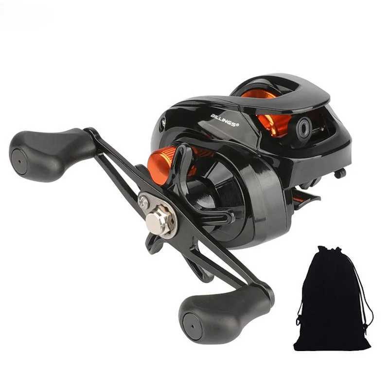 GLS Lightweight Spool 6.3 1 Gear Ratio Metal Fishing Wheel Baitcasting Reel 8kg Max Drag Saltwater High Speed Fishing ReelXJ241209