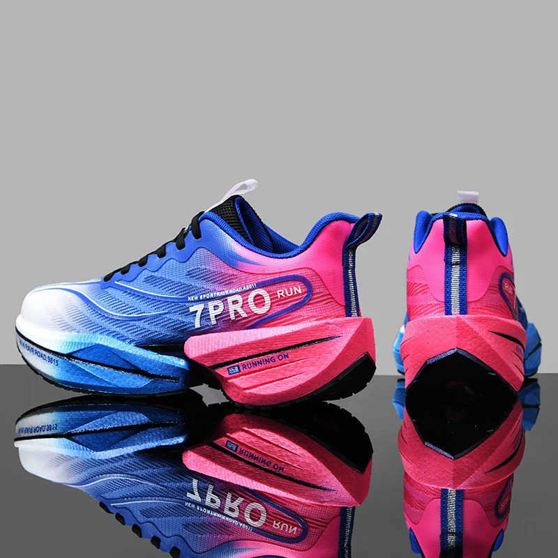 Tenis Running Shoes Men Sports Marath Carb Plate Breathable Lightweight Wens Cfortable Athletic Nskid Casual Sneakers Z250318