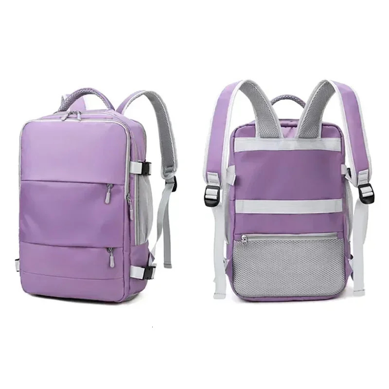 Multifunctional Travel Backpack For Women USB Charging Port Waterproof Sport Fitness Storage Bag Trekking Mountaineering Bag 241226