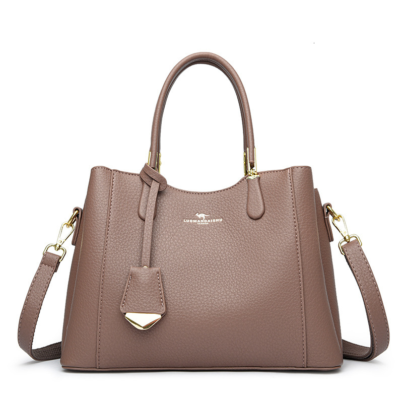 Bag, female mother designer's new wedding bag, atmospheric single shoulder large capacity handbag, middle-aged women's bag