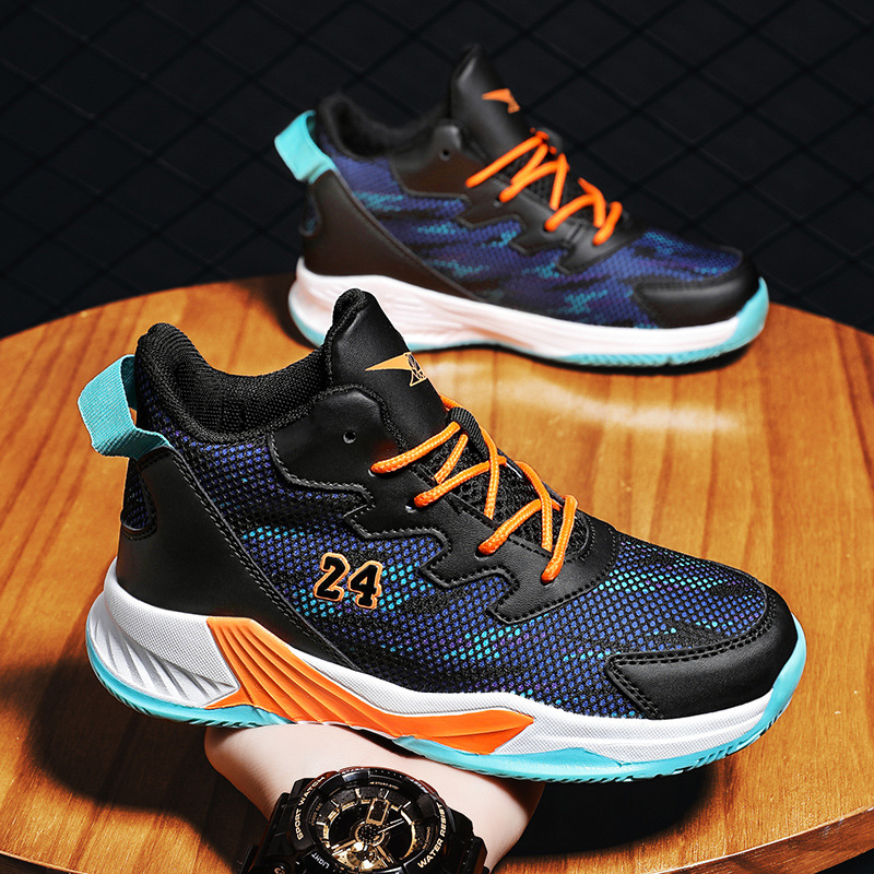 Kids Basketball Shoes Boys Sneakers Girls Teenagers Training Sneakers Cutefeet Non-slip Outdoor Children's Sport Shoes Sizes 31 - 40