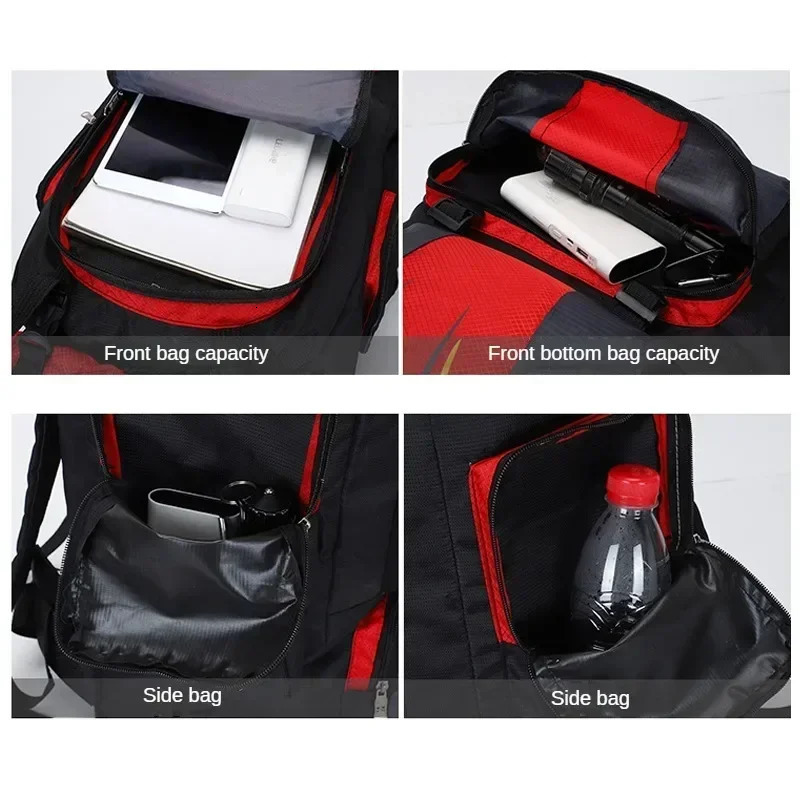 70L Travel Backpacks Outdoor Unisex Camping Men Tactics Sports Mountaineering Fishing Water proof 241209