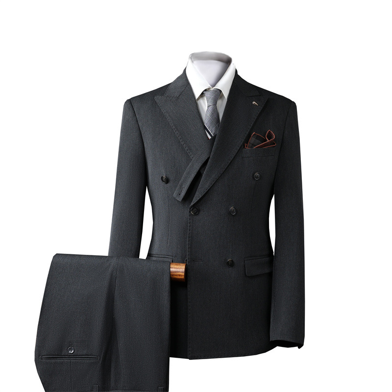 H465 Fashion business suits slim fit men's two piece suits