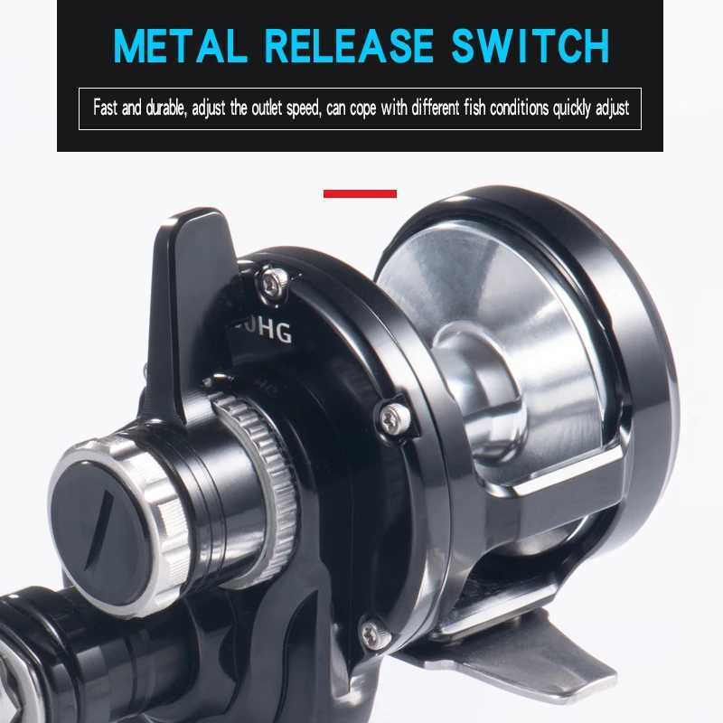 Japan Made Lurekilr Ocea Jigging Reel 1500HG/1501HG Slow Jigging Reel Overvel Drag Ocean Boat ReelXJ241209