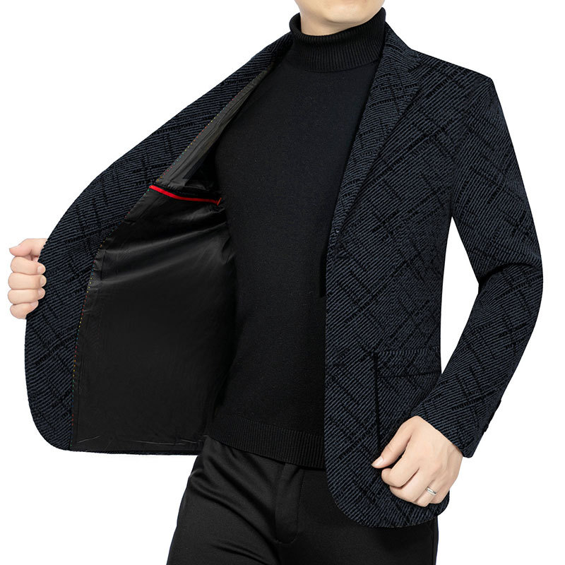 K773 Men's Three-Piece Formal Suit - Large Size Professional Wear for Groomsmen & Work