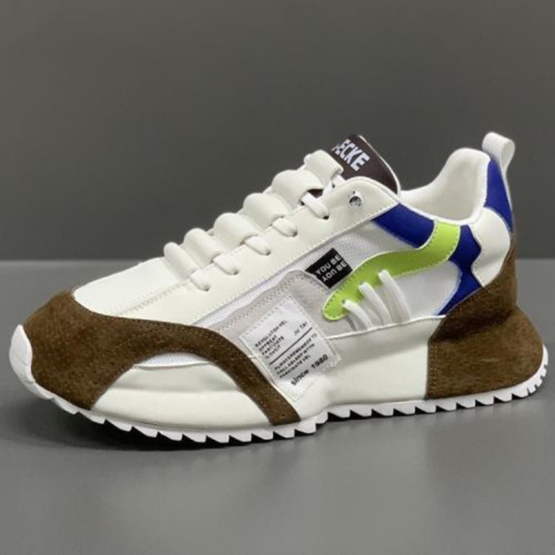 Men Running Shoes Fashion Style Shoes Trendy Couple Shoes Breathable Low-top Board Shoes