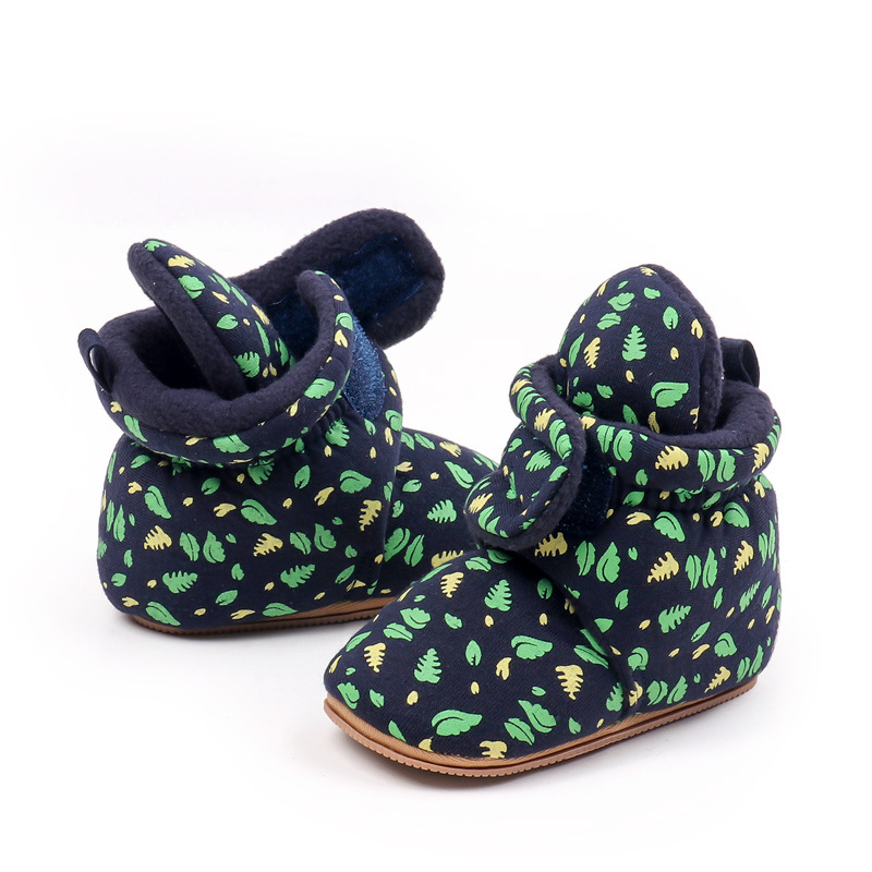 Infant Winter Newborn Baby Socks Shoes Littlesprouts Boy Girl Toddler First Walkers Booties Cotton Comfort Soft Anti-slip Warm Crib Shoes