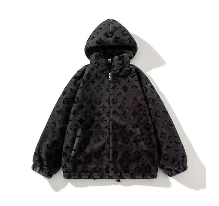 mens jacket Puffy Loose Luxury wool coat designer Outwears winter embroidery zipper cardigan hoody coat clothes women jackets