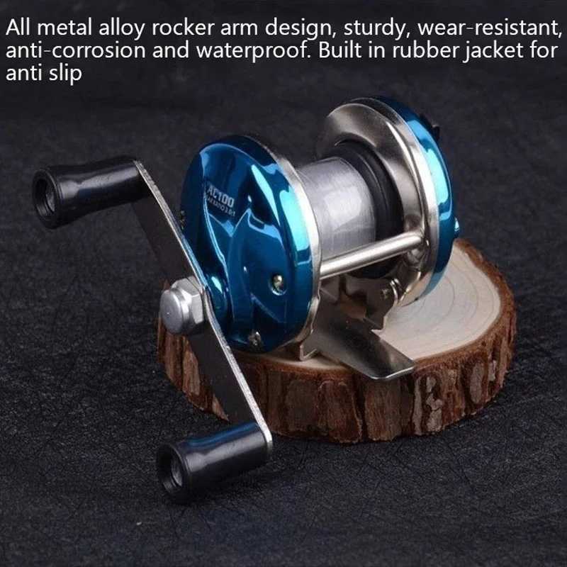 Metal Drum Reelsmall Foot Pen Fishing Rod Special Fishing Line Reelice Fishing Reelft And Right Hand ReelsXJ241209