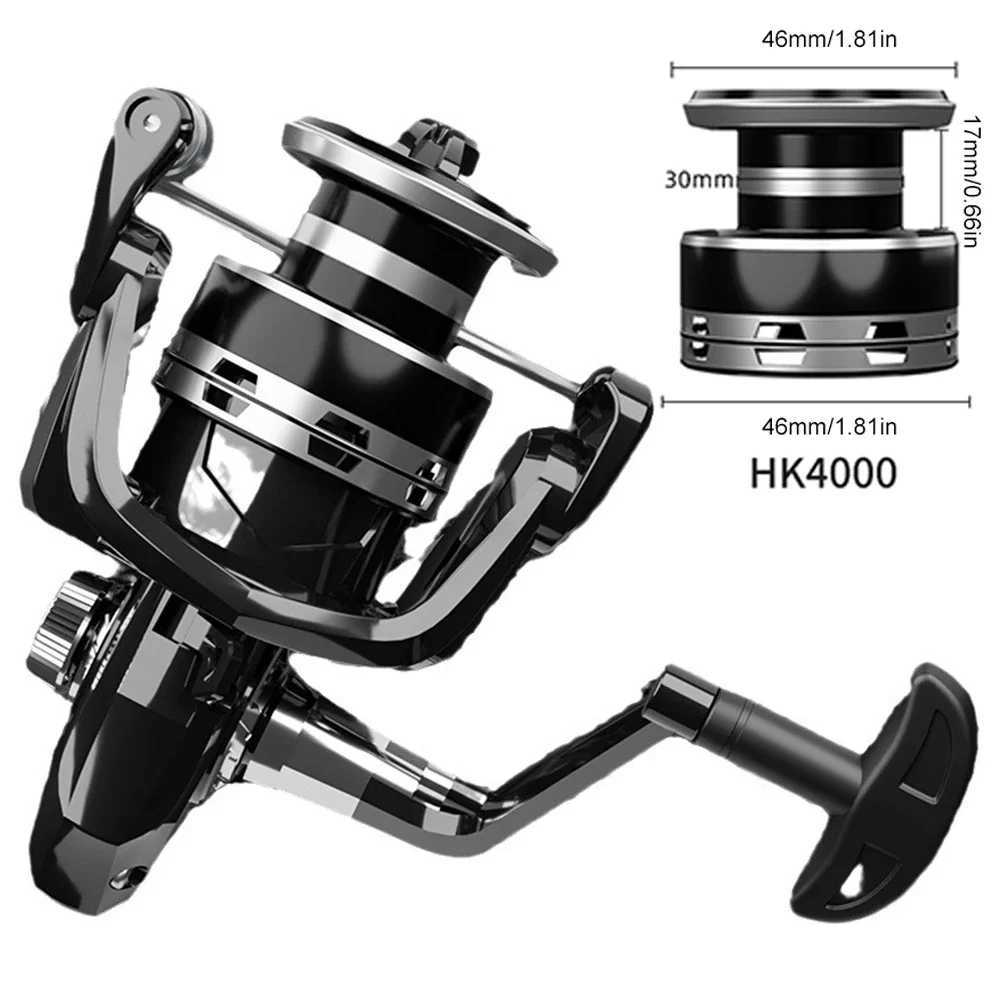 Spinning Reel Full Metal Body All Purpose Fishing Spinning Reel 12kg Max Drag for Saltwater and Freshwater FishingXJ241209