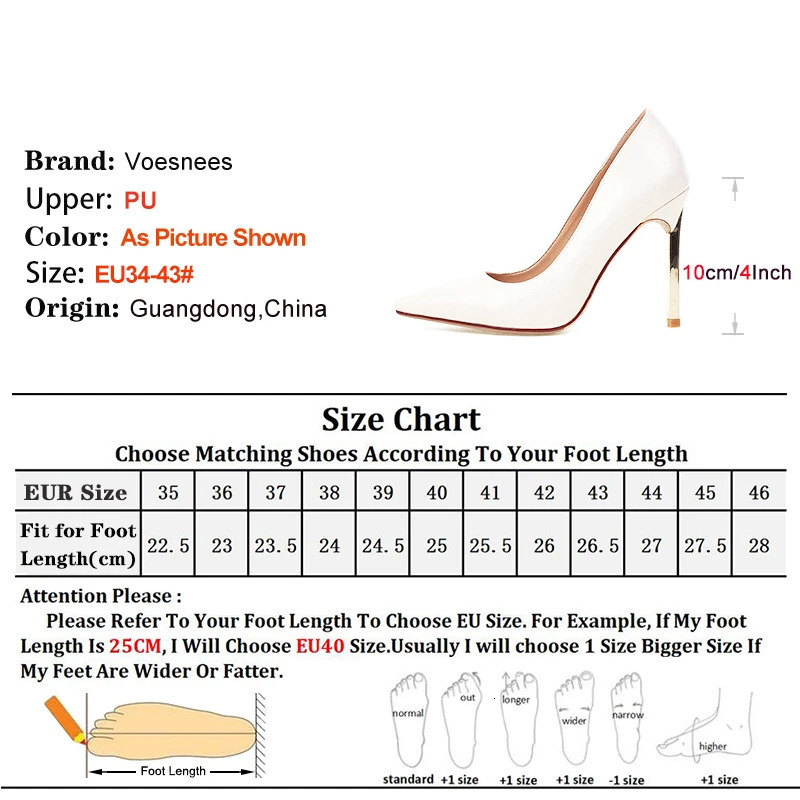 Autumn Lady Pointed High Heels 10CM Stiletto Woman Shallow Mouth Single Shoes Party Shoes Plus Size 43 Classic Women Pumps 241209