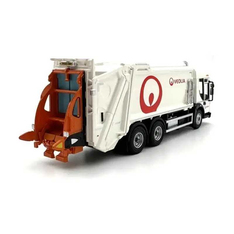 Oxford Die Casting 1 76 Proportion Alloy Dennis Garbage Collection Truck Model Finished Product Simulation Model Gift Display X241209