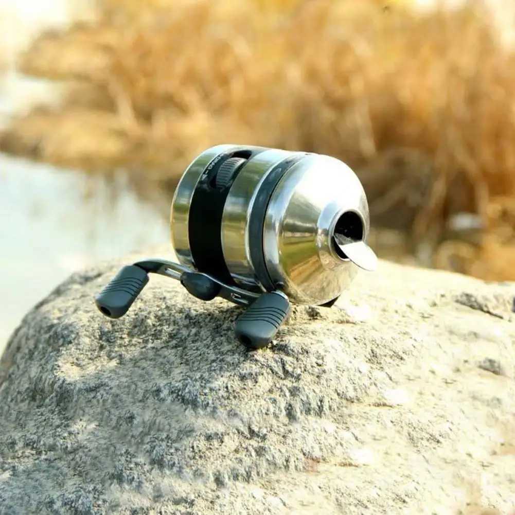 2021 New Fishing Wheel Outdoor Hunting Closed Spinning Fishing Wheel Tack for Slingshot Shooting Dart Fishing AccoriesXJ241209