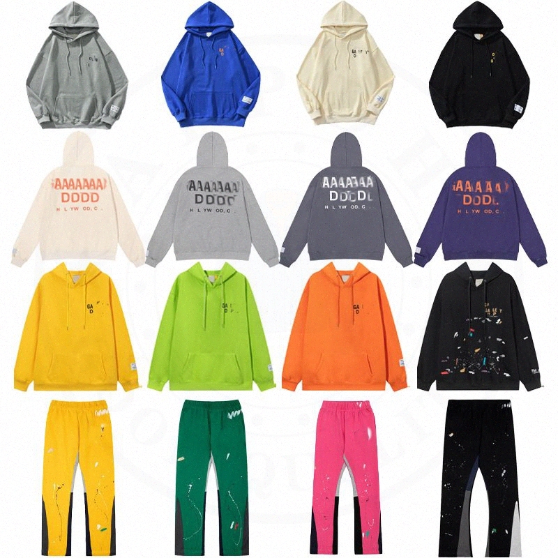 gally dept hoodie Designer Hoodie Fashion Letter Simple Crewneck Print Short Sleeves For Men Women Cottons European size dh G91G#