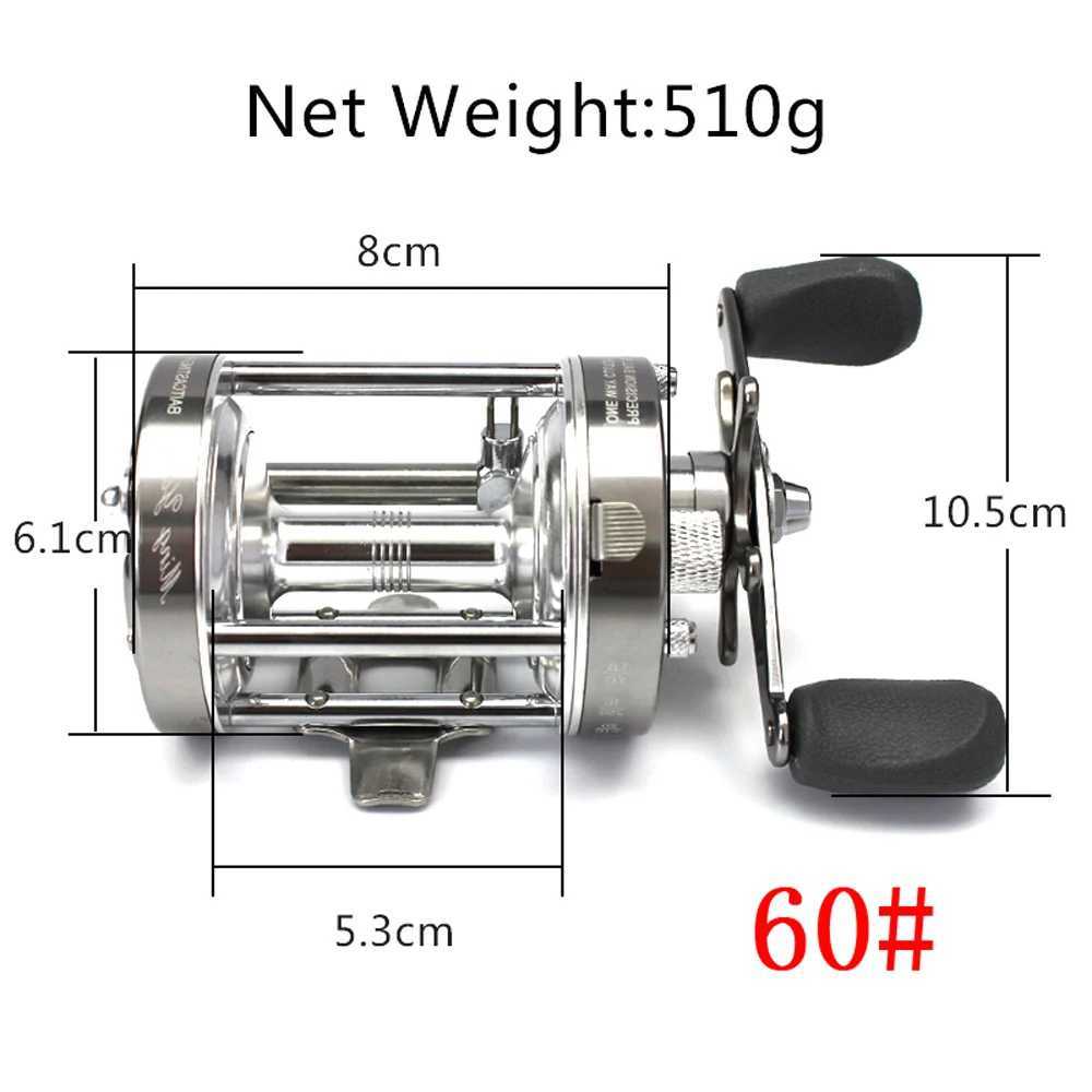 All Metal Super Strong Drum Trolling Fishing Reel High Quality Saltwater ft Right Hand Fly Trolling Sea Fishing Wheel TackXJ241209