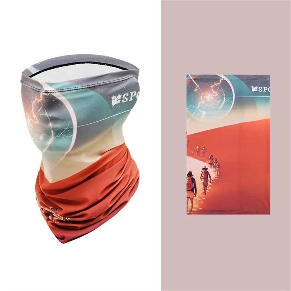 3pcsBreathable Bike Mask Daily Ice Silk Windproof Dustproof Full Face Mask Neck Gaiter SummerXJ241209
