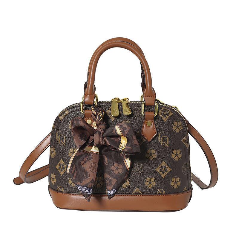 High end shell women's bag, light luxury and western-style versatile handbag, single shoulder crossbody bag