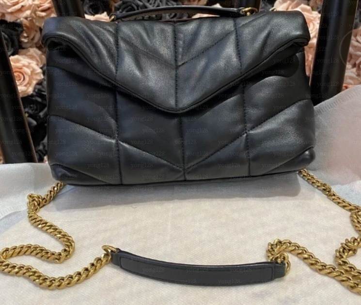 designer bag luxury PUFFER TOY bag Fashion classic flap Cross Body Messenger for Womens Clutch Tote Shoulder Bag strap black chain handbag denim envelope quilted bag