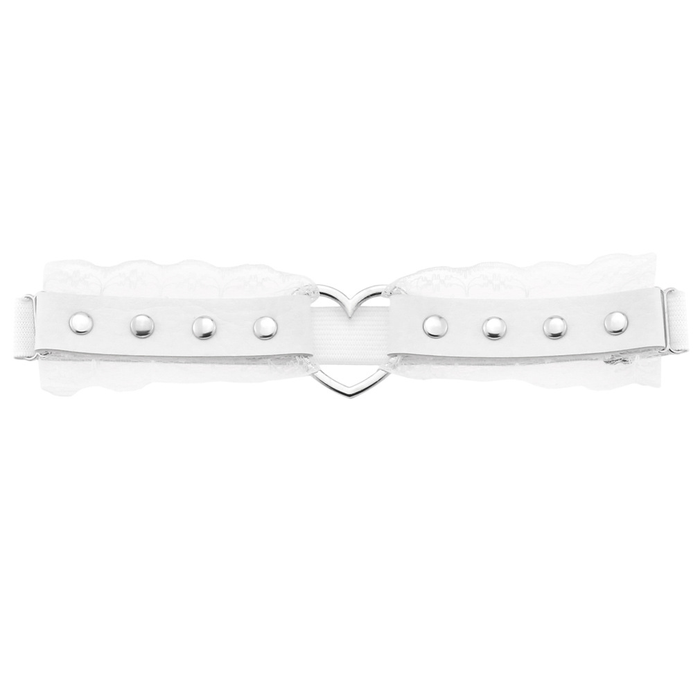 Stage Wear Hippop Dance Accessories appeal Aesthetic Punk Soft girl Lace Cortex Thigh ring O-ring Elastic force Rivet Garters