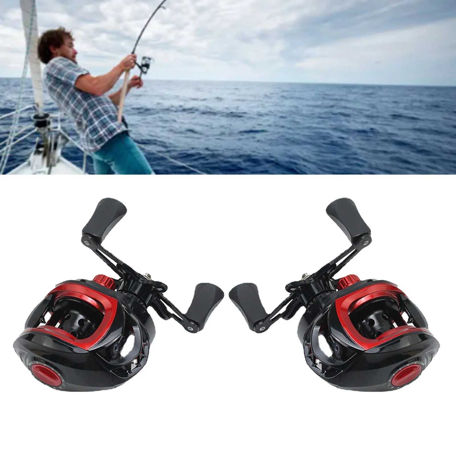 Baitcasting Reel Baitcasting Reel Metal Long Cast Powerful Lightweight Baitcaster Fishing Reel for Saltwater FreshwaterXJ241209