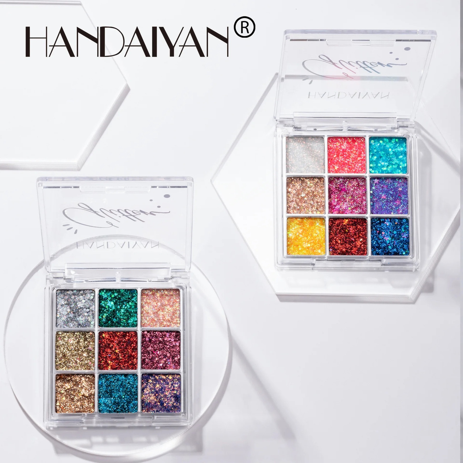 Shimmer Eyeshadow Glitter Body Face Art Loose Sequins Diamond Jewels Rhinestones Makeup Pallet Waterproof Party Festival 241209