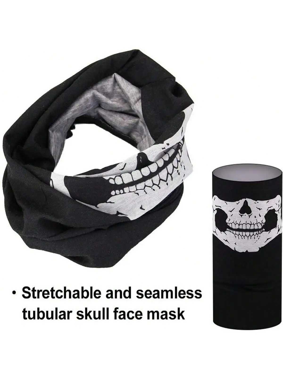 3pcs1PC Breathable Mask Skull Mask Seamless Balaclava Hat Headwear ScarfXJ241209