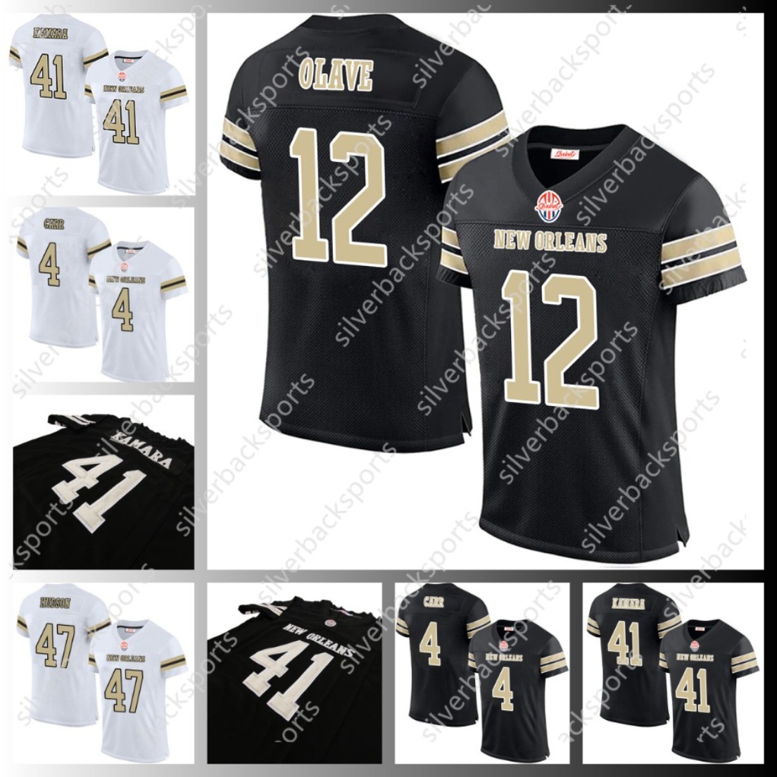 ed 4 Derek Carr Jerseys Mens/Youth NEW Chris Olave 80 Jarvis Landry 32 Tyrann Mathieu Football 41 Ain Kamara 2 Jameis Winston 56 Demario Davis This ba