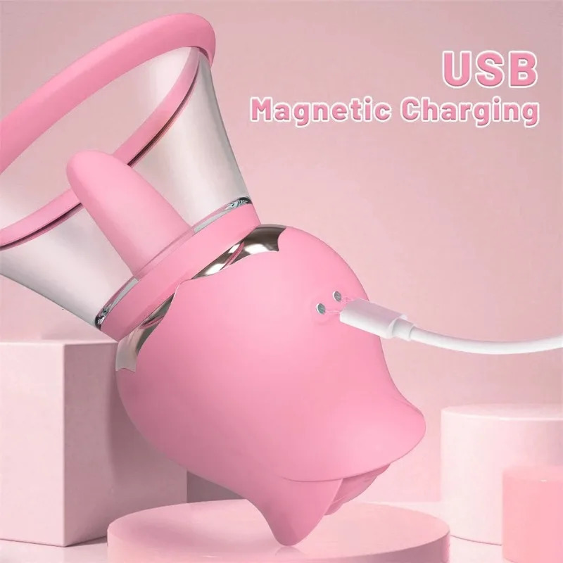 Clitoral Sucking Vibrator Adult Toys Licking Tongue Nipple Stimulator Vagina Massager Female Masturbation Sex Toy for Women 18 241209