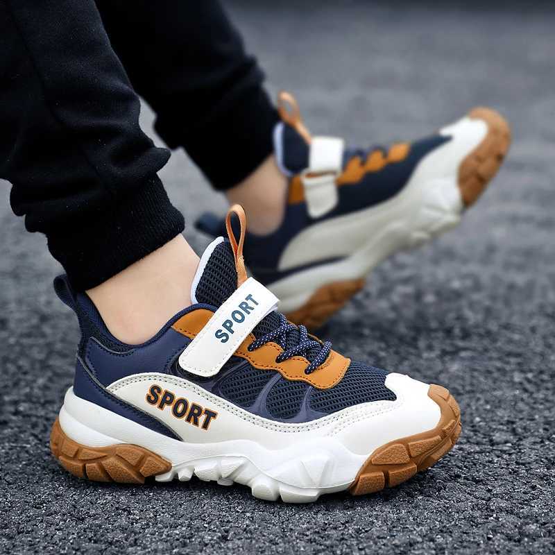 2024 childrens sports shoes 6 to 8 years old anti slip sports shoes 10 to 14 years old fashionable casual school shoes 7 years old spring X2503221