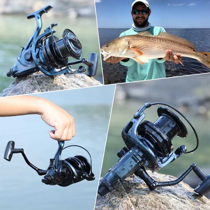Sougayilang DYD9000-12000 Full Metal Spinning Fishing Reel 13+1BB 25KG Max Drag Power Reel for Saltwater Trolling Surf FishingXJ241209