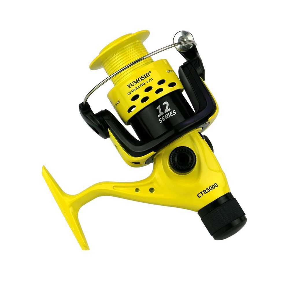 12BB Fishing Reel CTR2000-7000 5.5 1 Foldab Arm Rocker Fish wheel with rear dragXJ241209