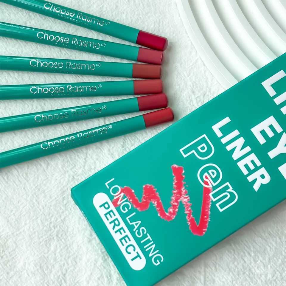 6 Colors Lip Liner Matte Lipstick Pencil Contour Lip Makeup Sexy Red Long Lasting Moisturizer Lipliner CosmeticsXJ241209