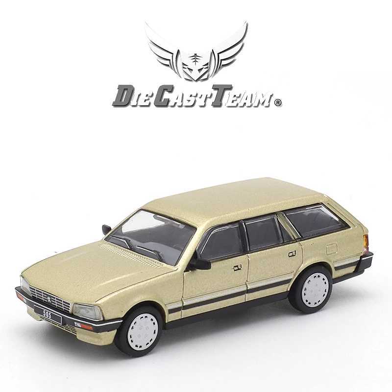 DCT 1/64 Peugeot 505 SW Colecci n Car Alloy Toy Car Die Casting Metal Model Childrens Christmas Gift Toy X241209