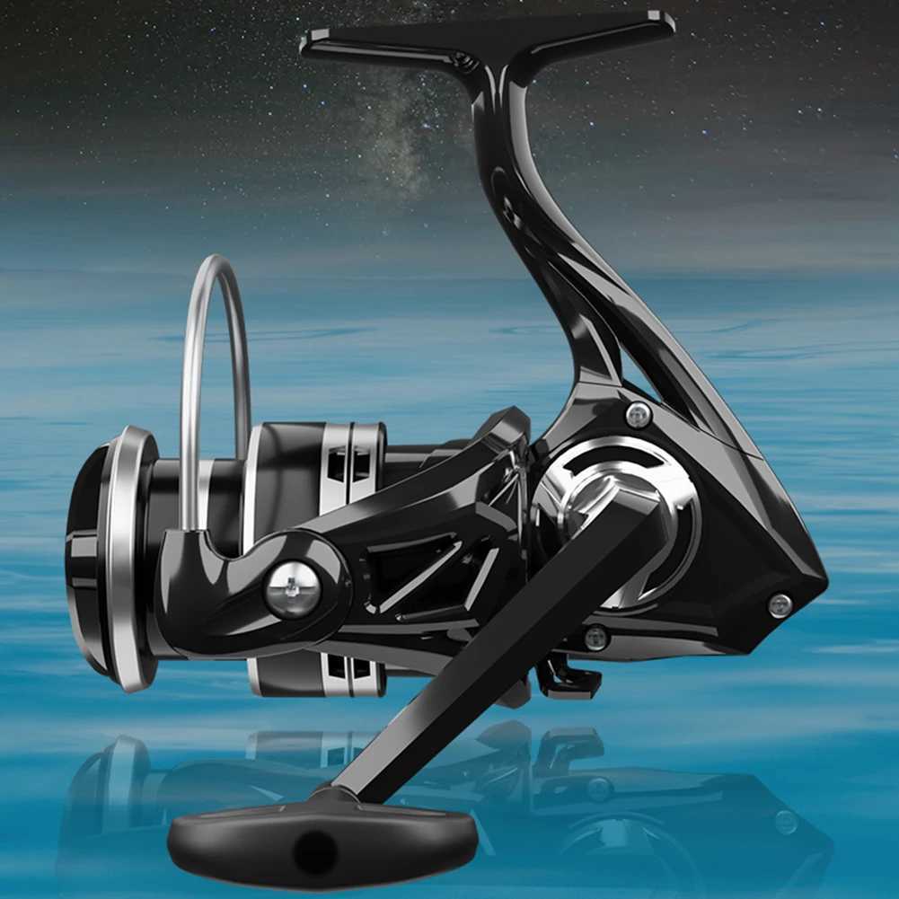 Fishing Reel Full Metal Body All Purpose Fishing Spinning Reel 5.2 1 Gear Ratio 12kg Max Drag for Saltwater and FreshwaterXJ241209