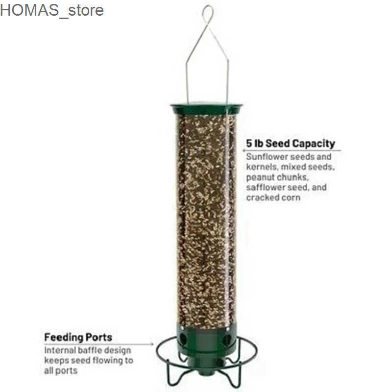 Other Bird Supplies Droll Yankee YF-M Yankee Flipper feeder anti squirrel wild bird feeder with weight activated rotating bass L240910