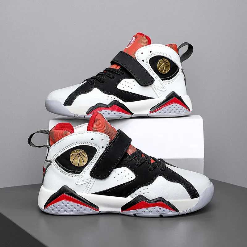 Childrens basketball shoes childrens tennis big boys breathable mesh sports shoes and running casual childrens shoes X2412092