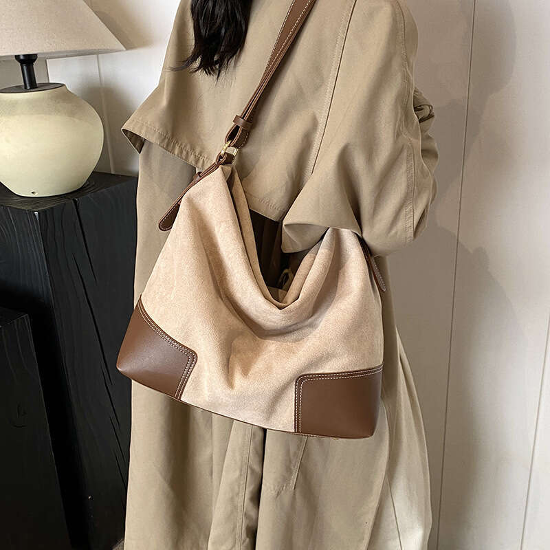 Tote Bags for Women PU Leather Suede Shoulder Bags Tote Purses Handbags Medium Top Handle Satchel Shoulder Bag Suede Handbag Travel Winter Fall