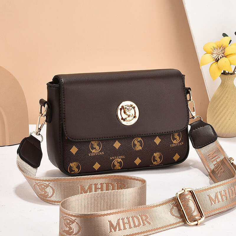 High end handbag for women in the summer of 2024, exquisite printed small square bag, single shoulder crossbody bag