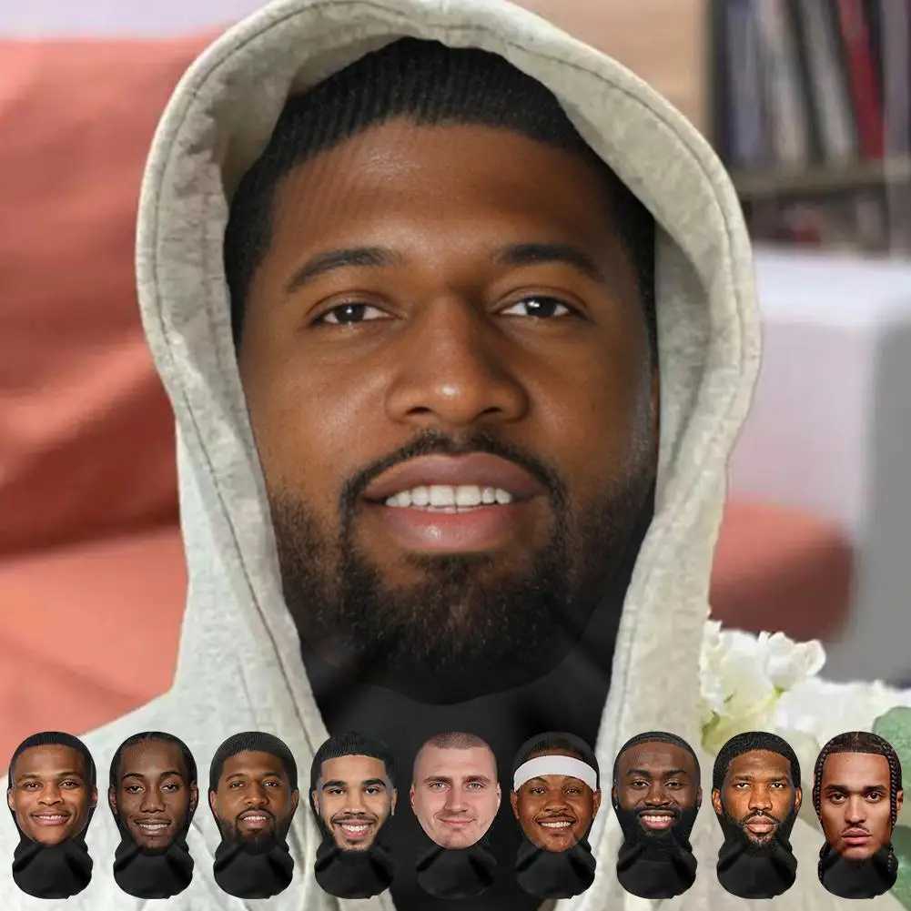 3pcs3D Printed Full Face Mask Men And Women Role Play Headdress Hip Hop Fashion Balaclava Headdress Funny Cosplay PropsXJ241209