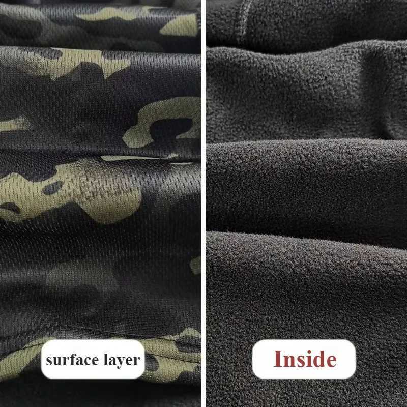 3pcsWinter Fleece Warm Full Face Mask Hood Camouflage Balaclava Outdoor Cold-proof Ski Cycling Motorcycle Thermal Mask Helmet LiningXJ241209
