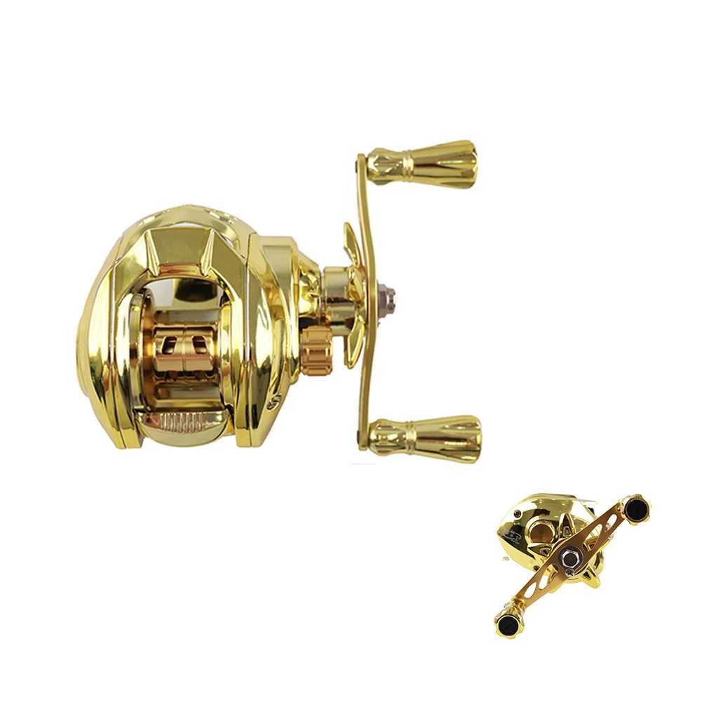 Baitcasting Fishing Reel Gear Ratio 7.2 1 Low-Profi Reel Braking Syst 22 Lbs Of Smooth Drag Casting ReelXJ241209