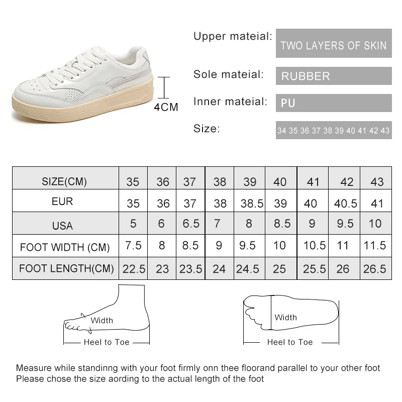 AIYUQI Women's Sneakers Platform Spring Genuine Leather Women's Board Shoes Retro Lace-up Student Shoes Women