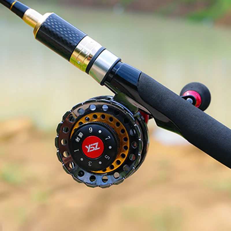 All Metal Fishing Reels Anti-slip ft / Right Hand Front Raft Wheel Winter Ice Fishing SuppliesXJ241209