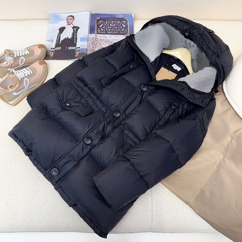 Puffer Coat Woman Down Jackets Winter Fashion Designer Parkas Coats Womens Classic Stripped Hooded Puff Jacket Outerwear S-L