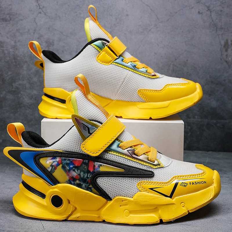 Childrens sports shoes lightweight mesh breathable running outdoor sports shoes suitable for childrens flat and comfortable walking tennis shoes X2412