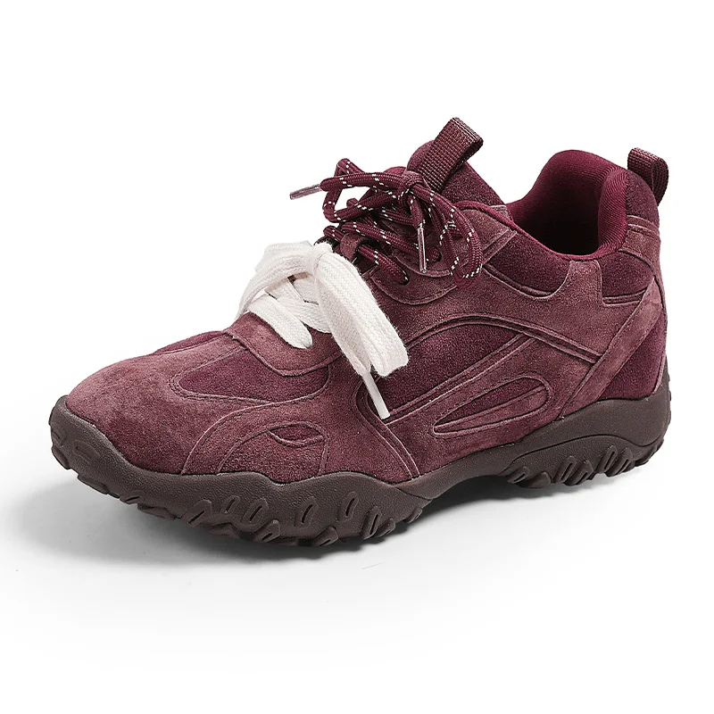 AIYUQI Women's German Training Shoes 6 Cm Height Increase Female Sneakers Shoes Autumn and Winter Non-slip Women's Shoes