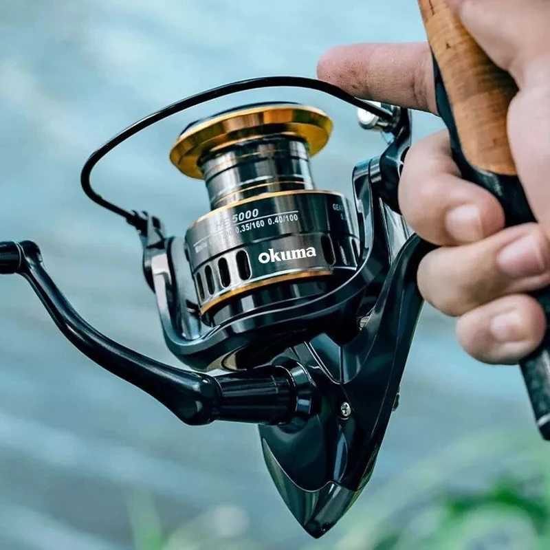 Okuma NEW Fishing Reel Spinning Reel Metal Reel Cup 12KG Max Drag Power Spinning Wheel High Speed Adapt to Any Water BodyXJ241209