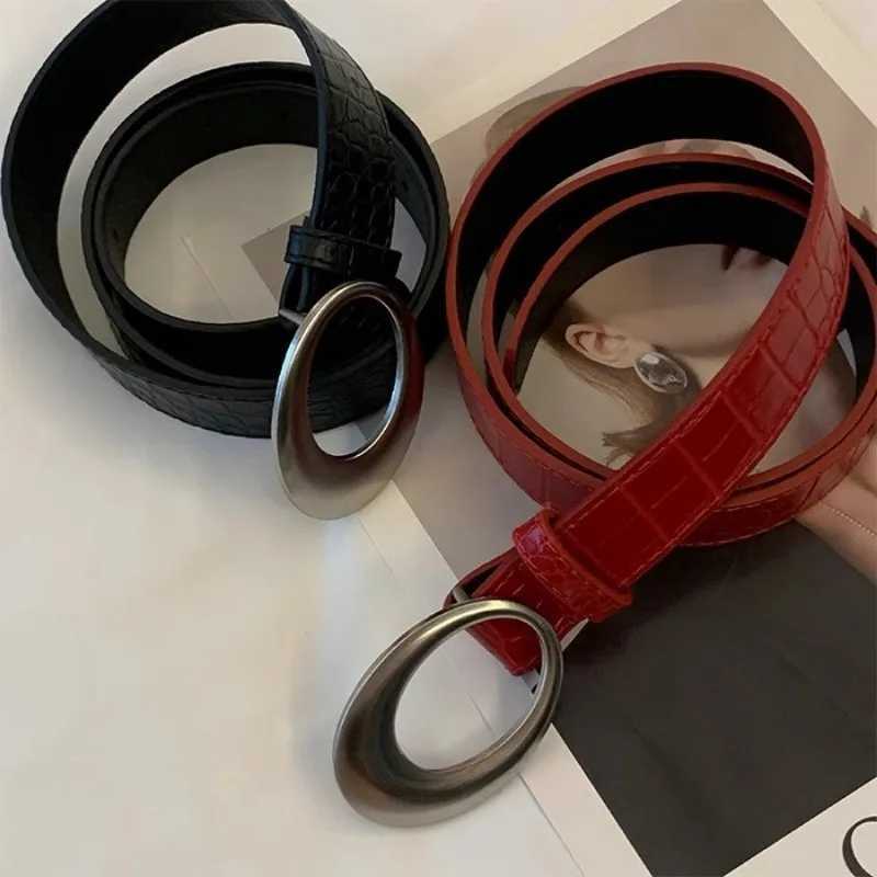 Home>Product Center>Product Center>Y2K Mens Fashion Belt>Metal Buckle Jeans>Premium Red Belt X241209