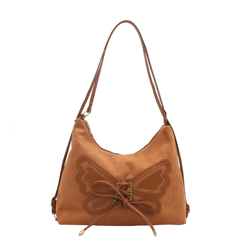 Bag large capacity tote women 2025S designer autumn and winter new suede trendy Korean version fashionable shoulder bag commuting bag